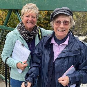 Anne and Jane at Falls of Feugh